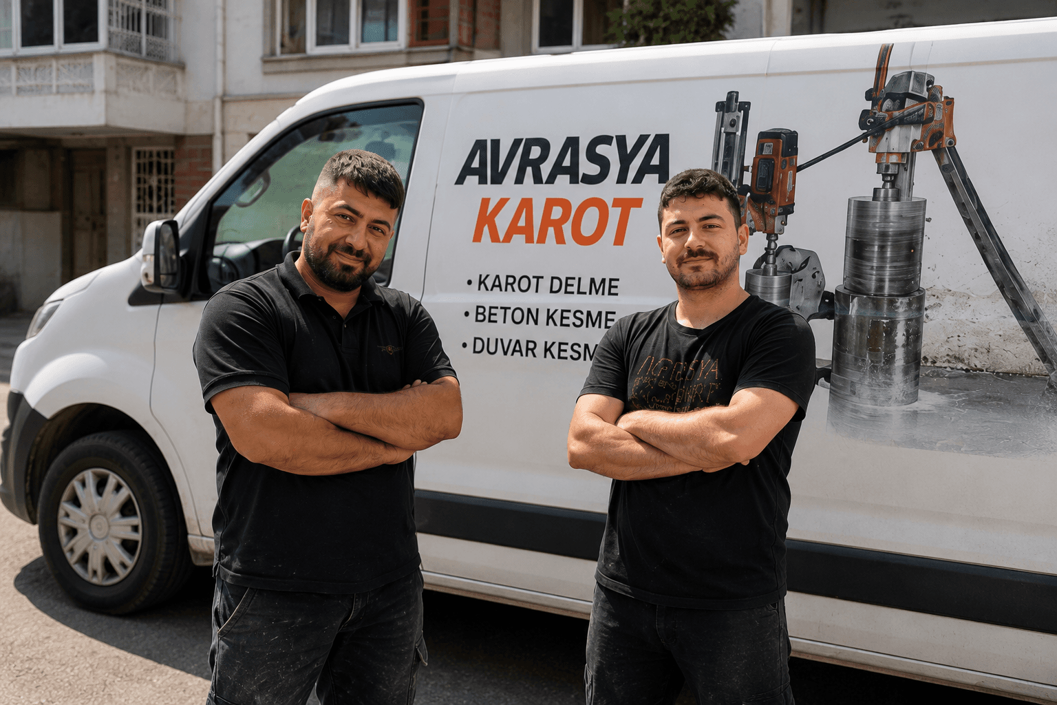 Avrasya Karot ekibi ve hizmet aracı